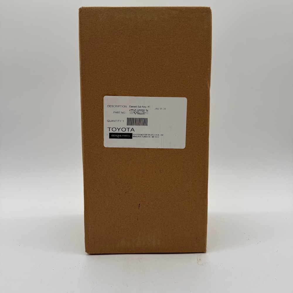 Toyota Genuine Forklift Air Filter Element 17743-U2230-71 OEM New in Box